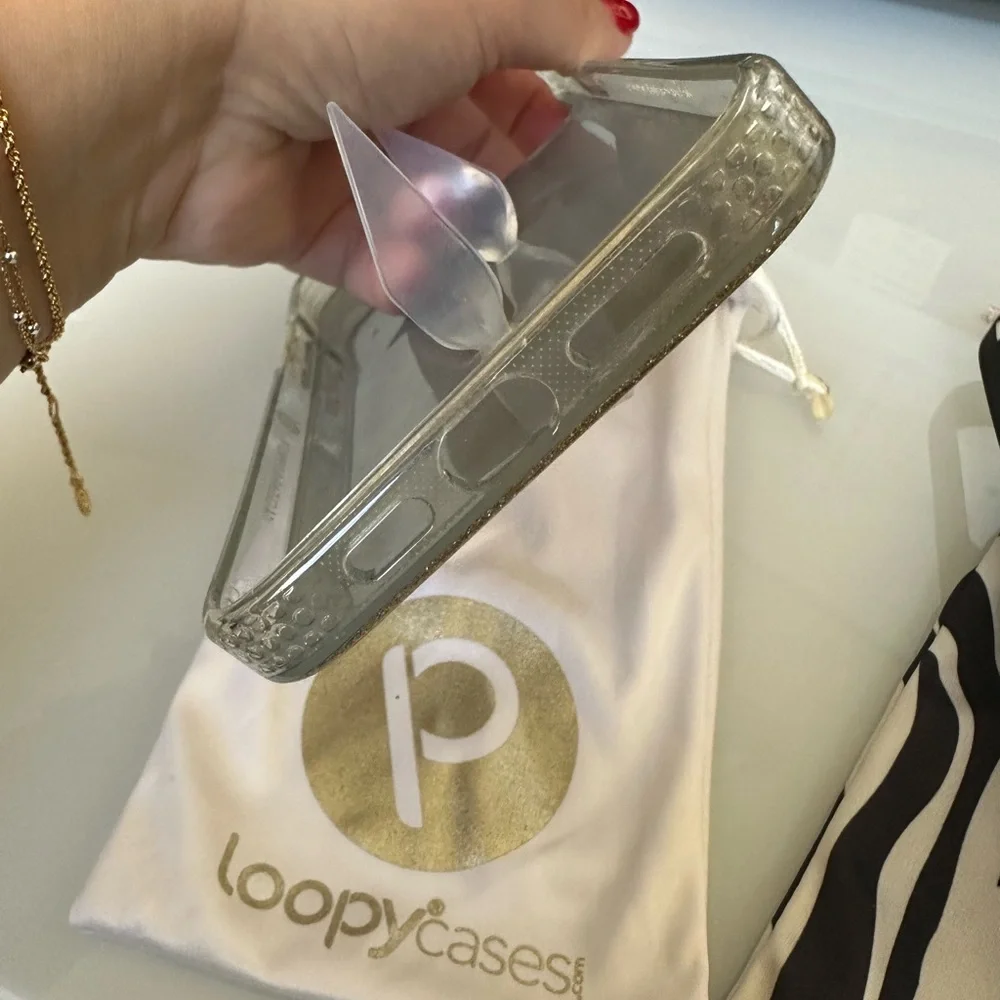 Loopy Case Gold and Zebra iPhone 14 Pro Max Cases
